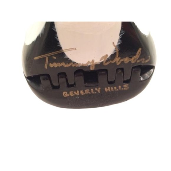 Timmy Woods of Beverly Hills Signed Bag Bunny Black White Clutch Crossbody Purse - Picture 4 of 7
